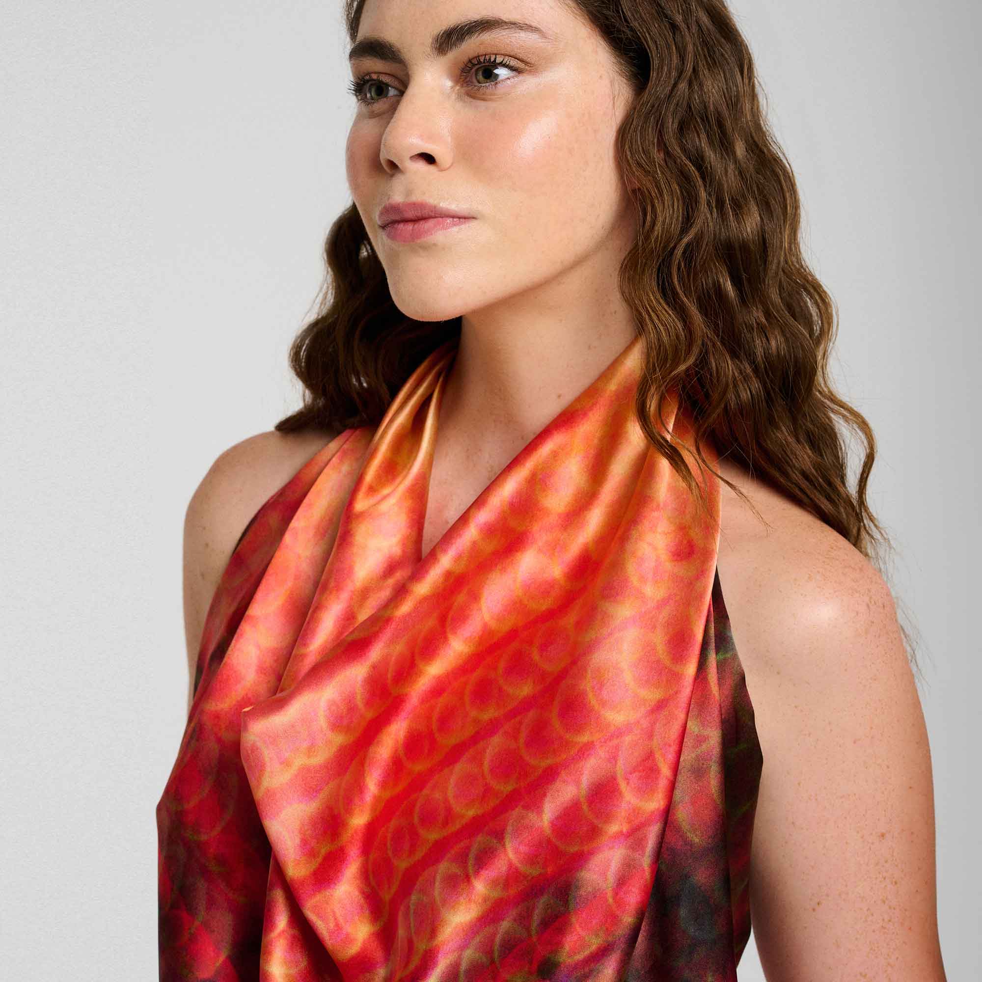 Punica Granatum 10x Silk Scarf
