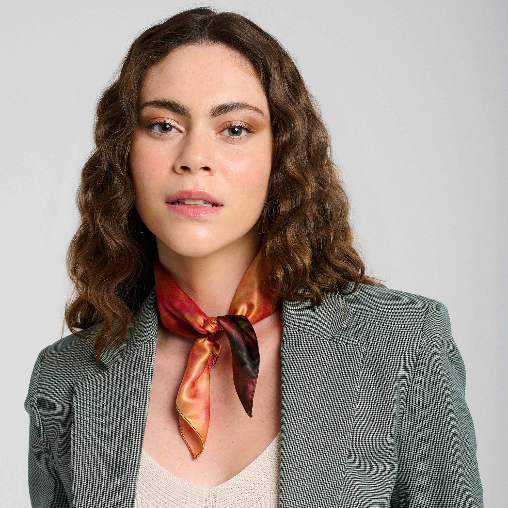 Punica Granatum 5x Silk Scarf