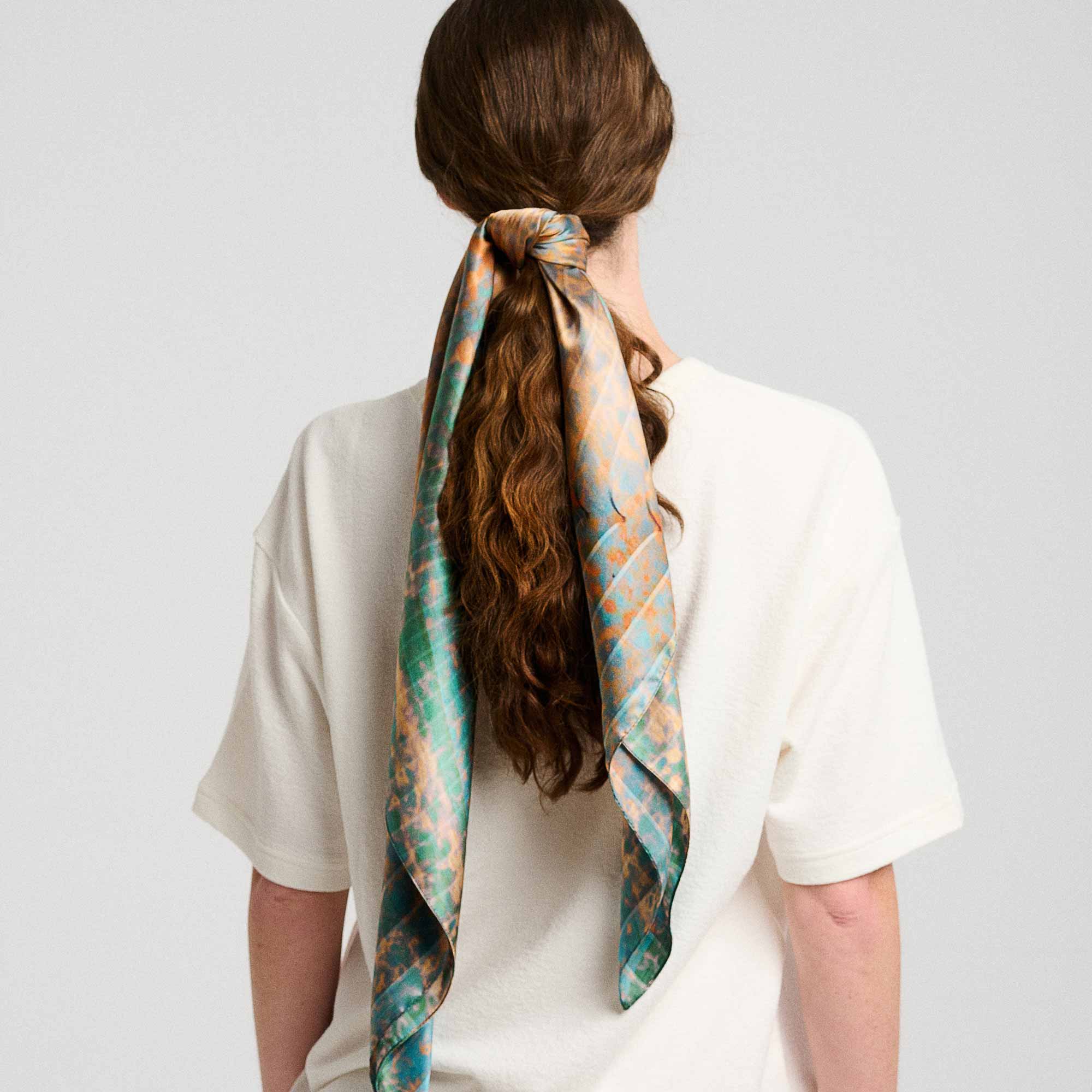Citrus Aurantium 10x Silk Scarf