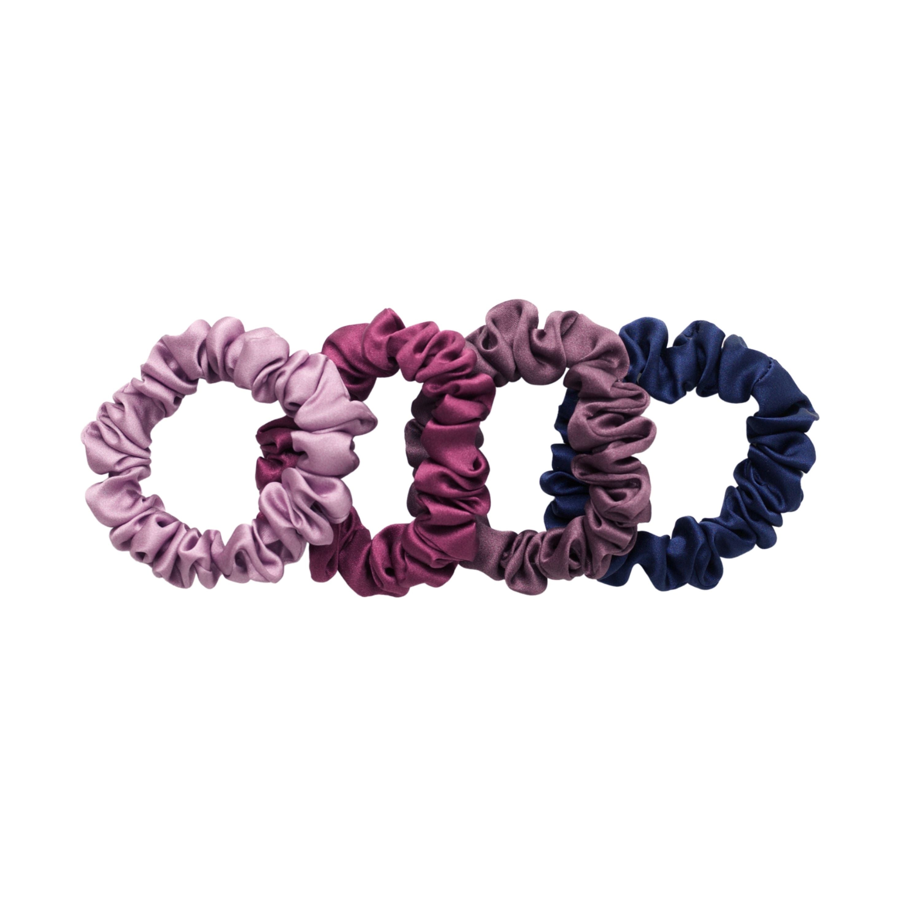 Alcian Blue Skinny Scrunchies