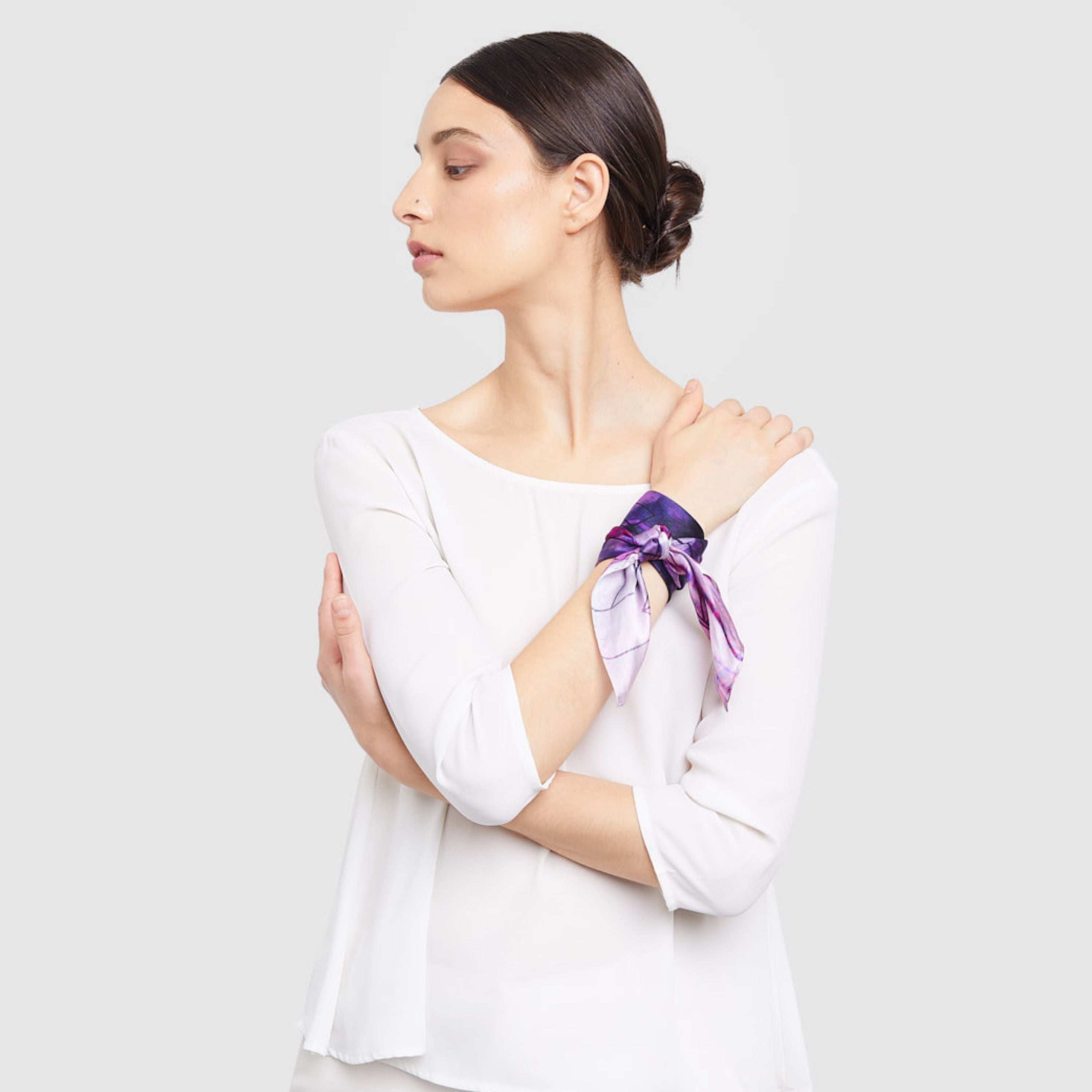 Retinal I Silk Scarf