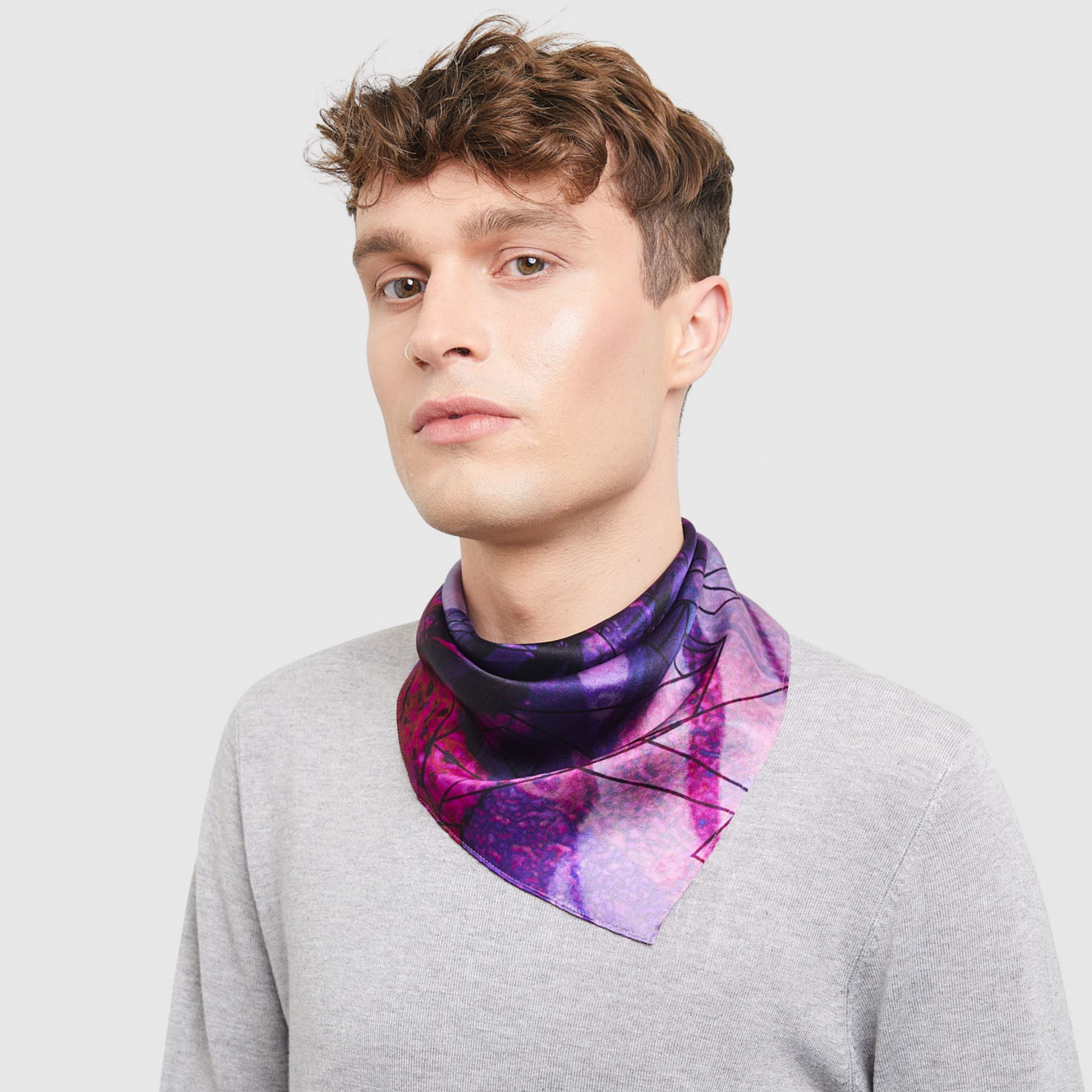 Retinal I Silk Scarf