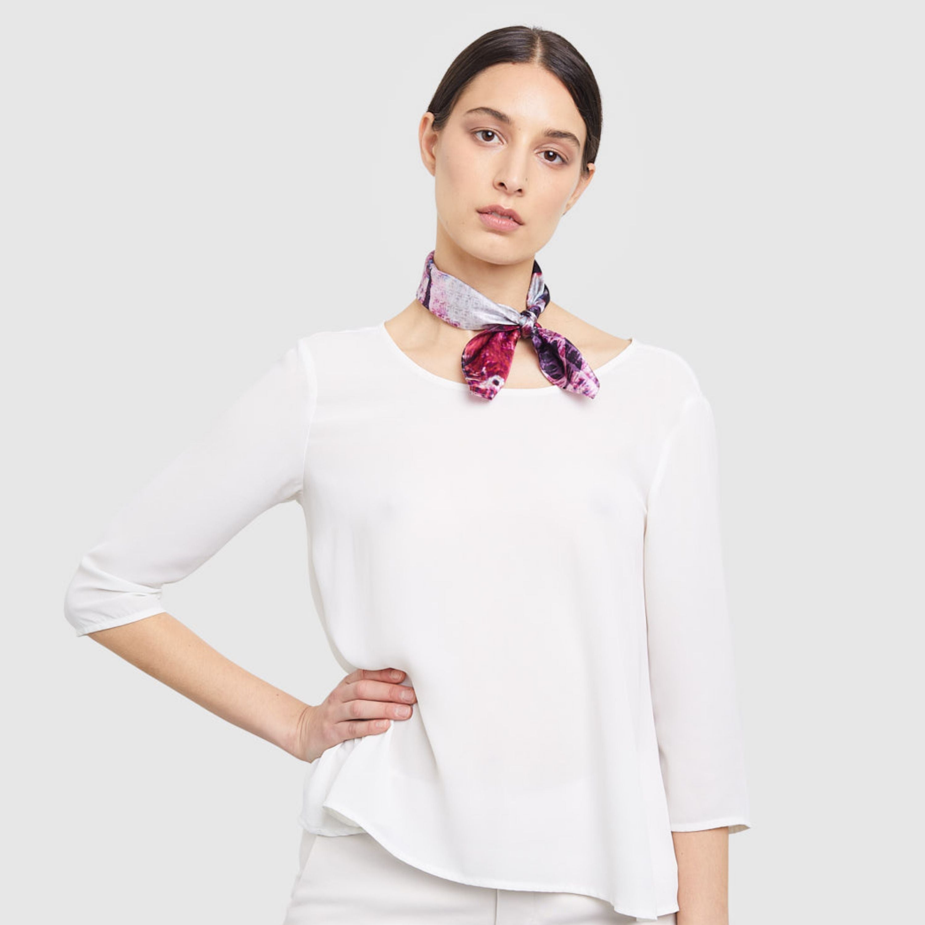 Retinal II Silk Scarf