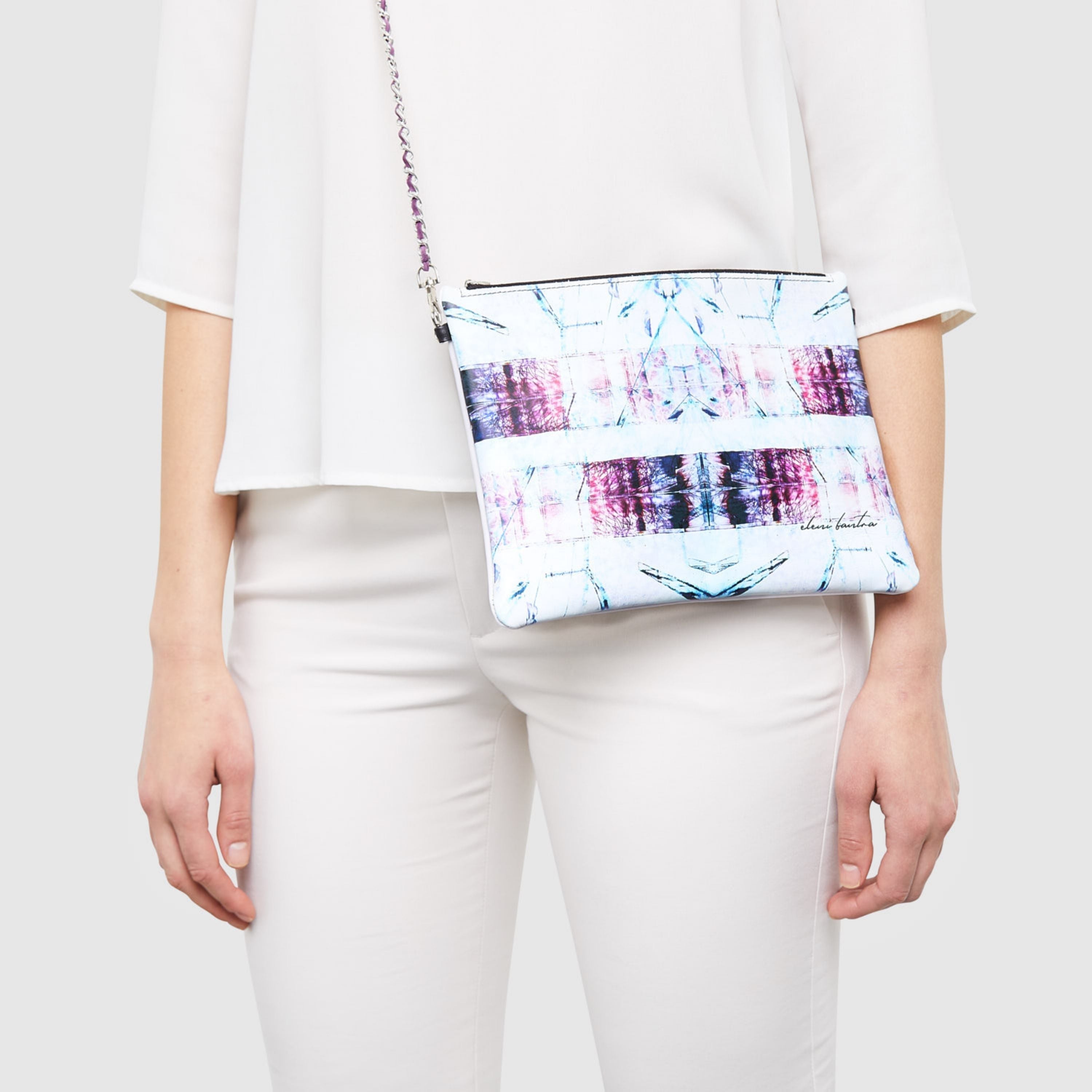 Platelets III Leather Bag