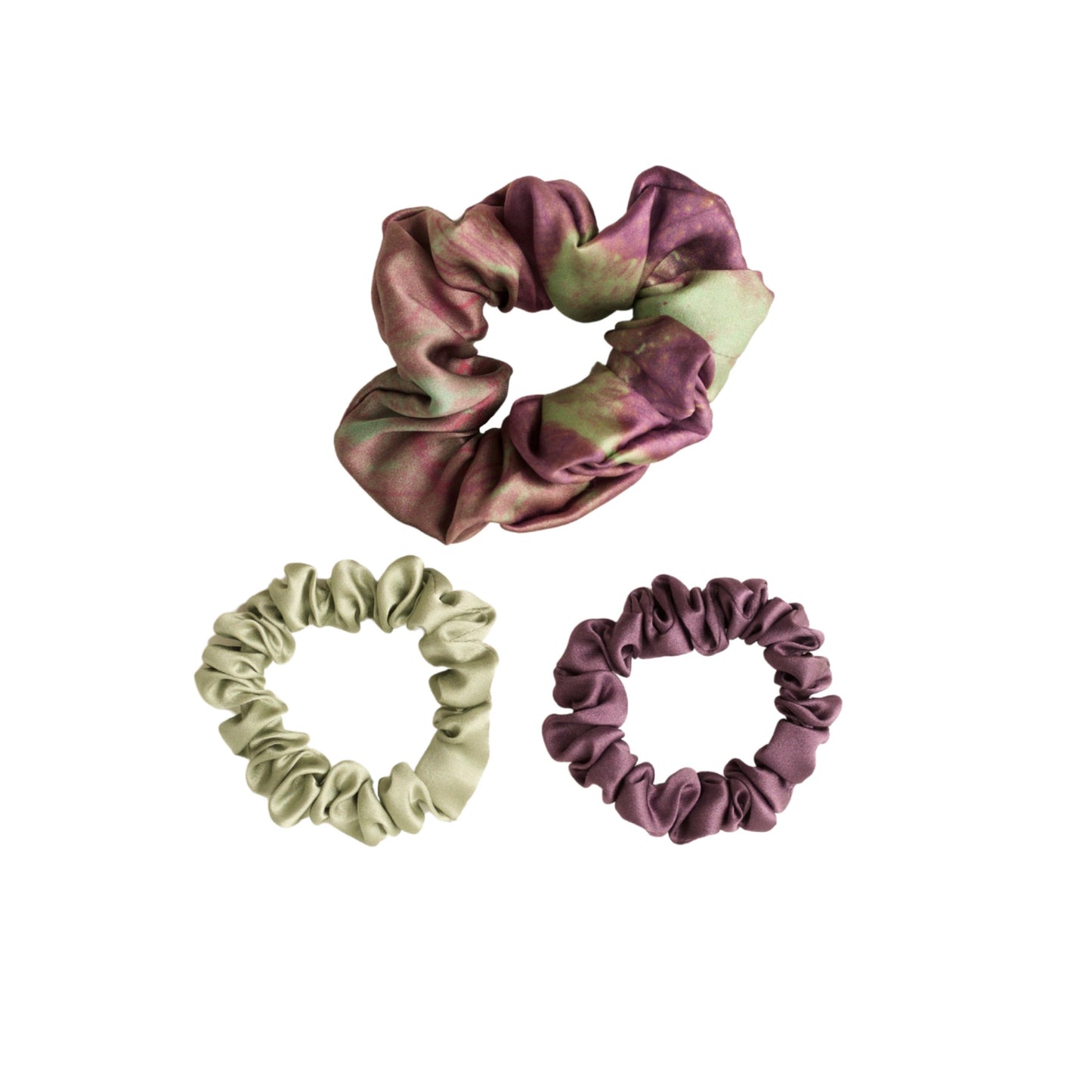 SYPRO Ruby Combo Scrunchies
